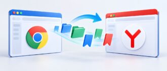 Перенос папок и закладок из Chrome в Яндекс Браузер для организаций